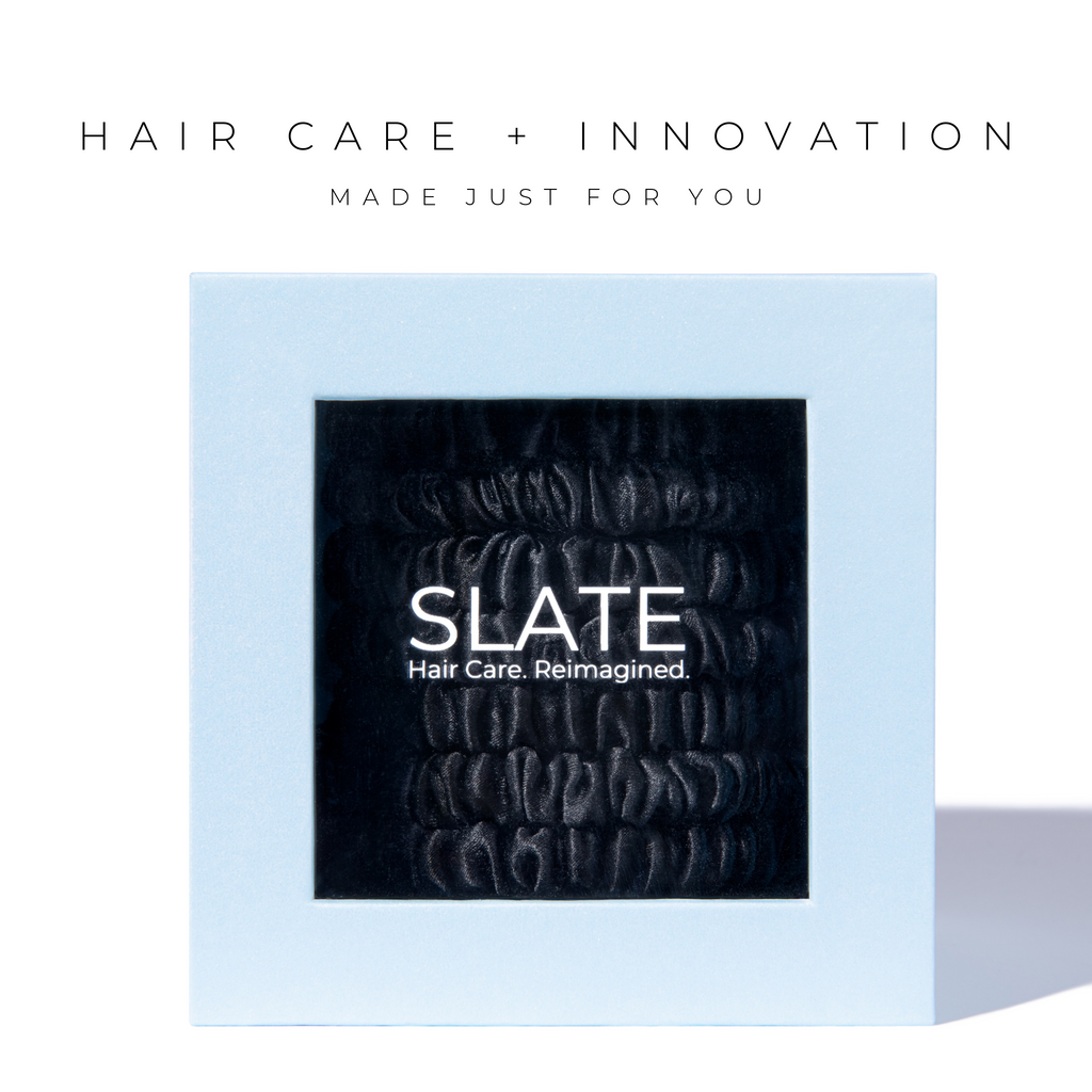 The Slate Scrunchie 4 Count | Black
